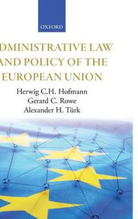 Cover image for Administrative Law and Policy of the European Union