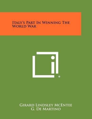 Italy's Part in Winning the World War