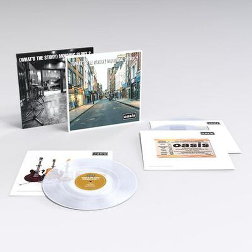 Cover image for (What's The Story) Morning Glory? - Oasis (30th Anniversary Edition, Clear Vinyl 3LP)