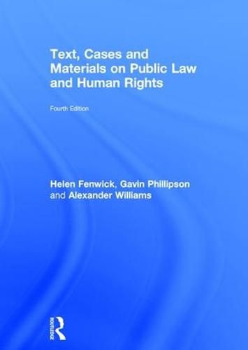 Cover image for Text, Cases and Materials on Public Law and Human Rights