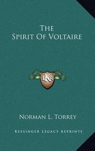 Cover image for The Spirit of Voltaire