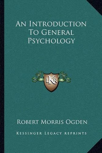 Cover image for An Introduction to General Psychology