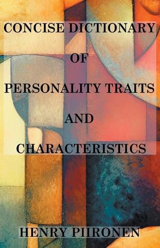 Cover image for Concise Dictionary of Personality Traits and Characteristics