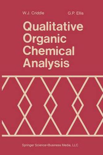 Cover image for Qualitative Organic Chemical Analysis