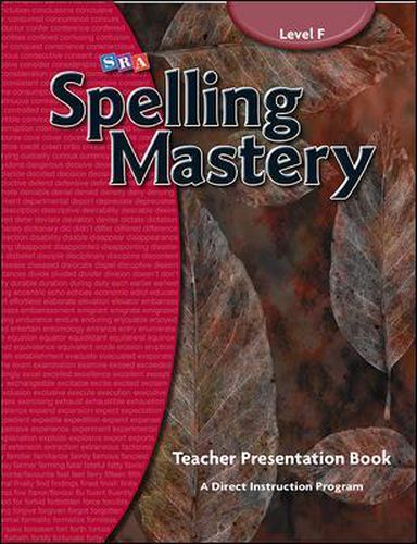 Cover image for Spelling Mastery Level F, Teacher Materials