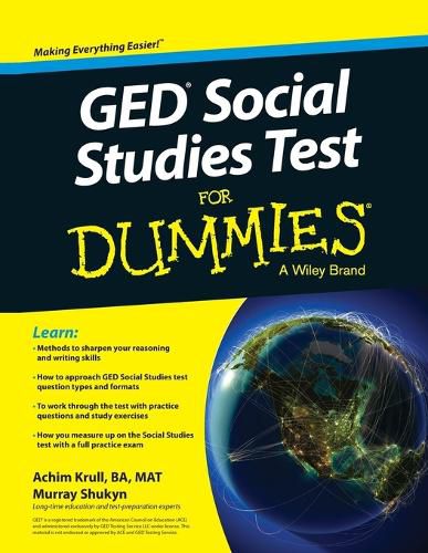 Cover image for GED Social Studies For Dummies