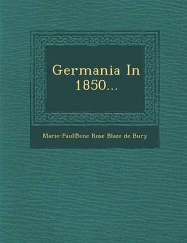 Cover image for Germania in 1850...