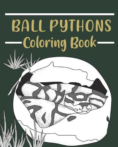 Cover image for Ball Pythons Coloring Book