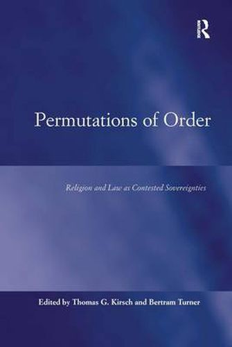 Cover image for Permutations of Order: Religion and Law as Contested Sovereignties