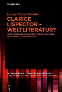 Cover image for Clarice Lispector - Weltliteratur?