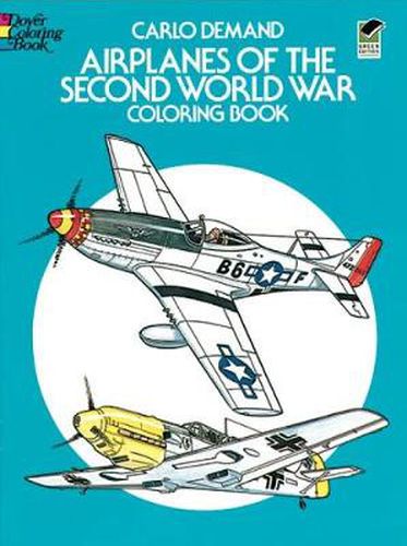 Cover image for Airplanes of the Second World War Coloring Book