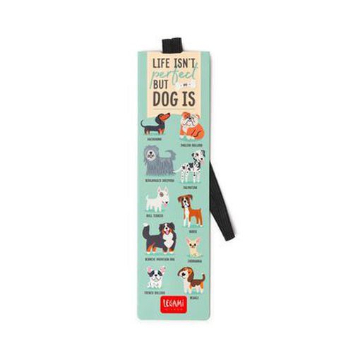 Cover image for Dogs Bookmark with Elastic