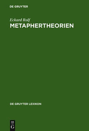 Cover image for Metaphertheorien: Typologie - Darstellung - Bibliographie