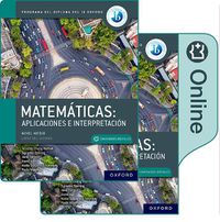 Cover image for Matematicas IB: Aplicaciones e Interpretacion, Nivel Medio, Paquete de Libro Impreso y Digital