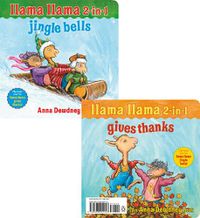 Cover image for Llama Llama 2-in-1: Gives Thanks/Jingle Bells