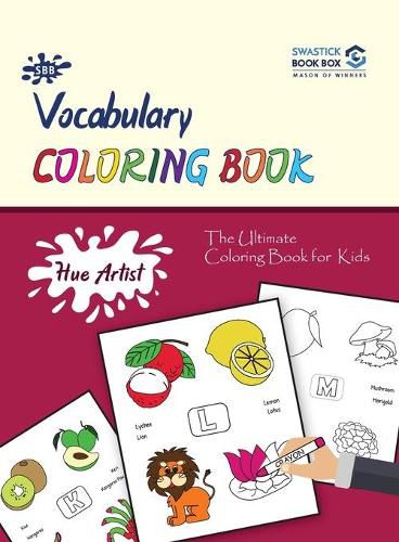 Cover image for Hue Artist - Vocabulary Colouring Book