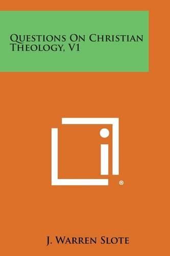 Cover image for Questions on Christian Theology, V1