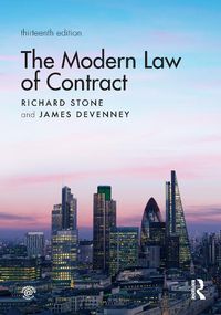 Cover image for The Modern Law of Contract