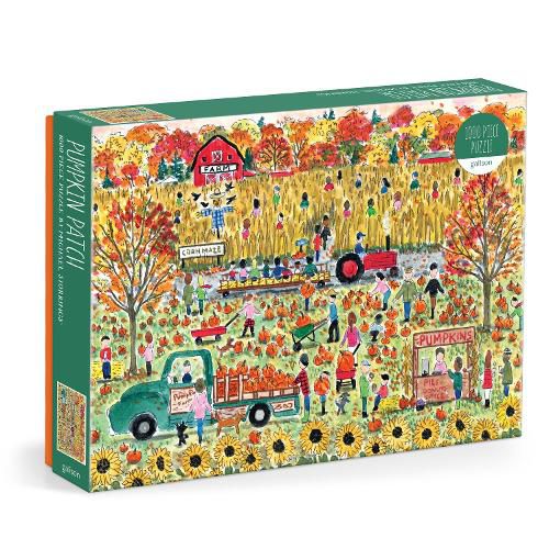 Cover image for Michael Storrings Pumpkin Patch 1000 Piece Puzzle