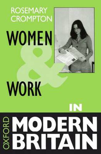 Cover image for Women and Work in Modern Britain