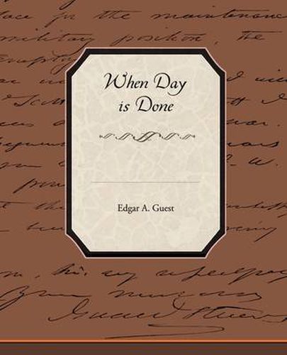 Cover image for When Day is Done