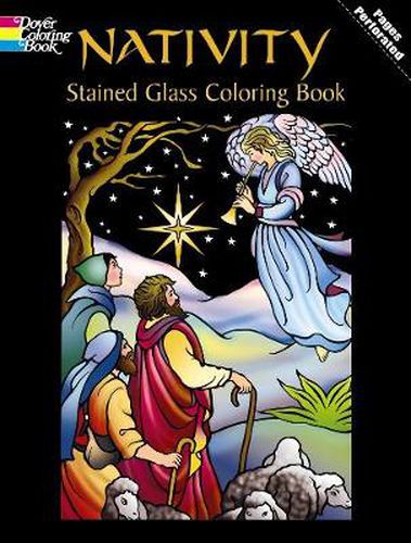 Cover image for Nativity Stained Glass Coloring Book