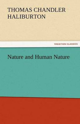 Cover image for Nature and Human Nature