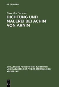 Cover image for Dichtung und Malerei bei Achim von Arnim