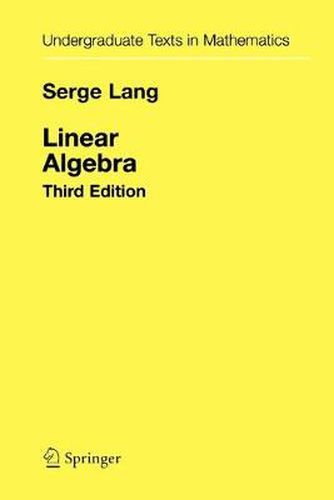 Cover image for Linear Algebra