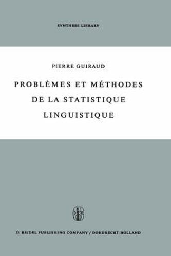 Cover image for Problemes Et Methodes De La Statistique Linguistique