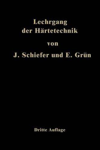 Cover image for Lehrgang Der Hartetechnik