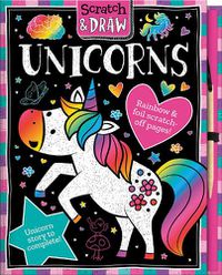 Cover image for Scratch and Draw Unicorns