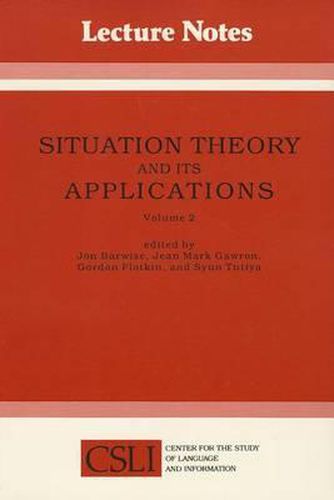 Cover image for Situation Theory and its Applications: Volume 2