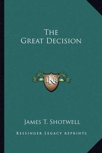 Cover image for The Great Decision