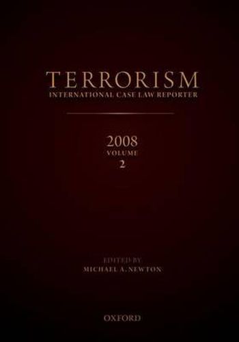 Cover image for TERRORISM: INTERNATIONAL CASE LAW REPORTER 2008 Volume II