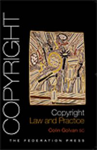 Cover image for Copyright Law and Practice