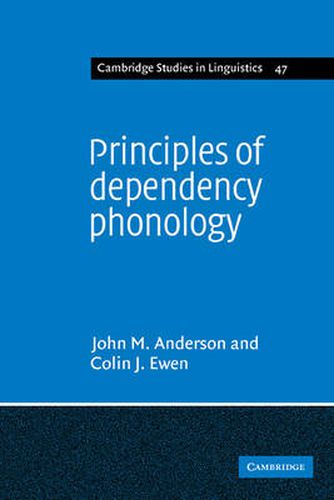 Cover image for Principles of Dependency Phonology