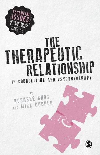 Cover image for The Therapeutic Relationship in Counselling and Psychotherapy