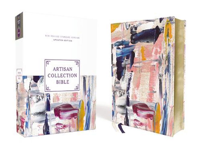 Cover image for NRSVue, Artisan Collection Bible, Leathersoft, Multi-color/Blue, Comfort Print
