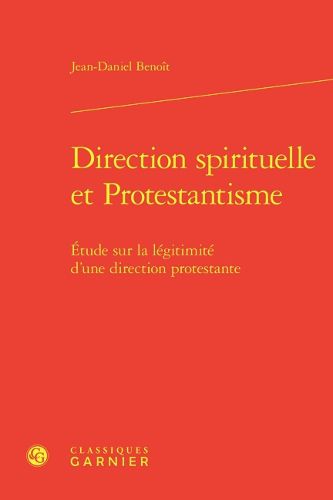 Cover image for Direction Spirituelle Et Protestantisme
