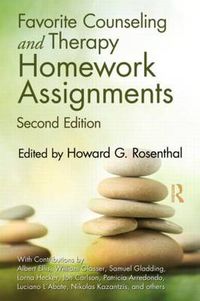 Cover image for Favorite Counseling and Therapy Homework Assignments