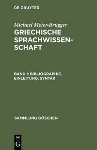 Cover image for Bibliographie. Einleitung. Syntax