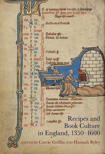 Cover image for Recipes and Book Culture in England, 1350-1600