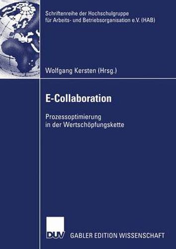 Cover image for E-Collaboration: Prozessoptimierung in der Wertschoepfungskette