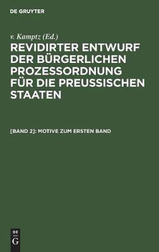 Cover image for Motive Zum Ersten Band