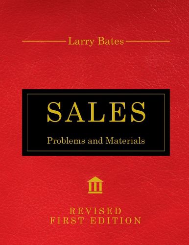Cover image for Sales: Problems and Materials