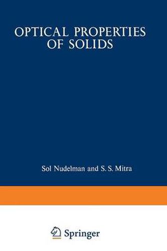 Cover image for Optical Properties of Solids: Papers from the NATO Advanced Study Institute on Optical Properties of Solids Held August 7-20, 1966, at Freiburg, Germany