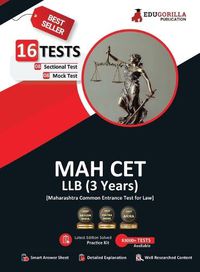 Cover image for Maharashtra Common Entrance Test [MAH CET] LLB UG (3 Year) Exam 2021: 8 Full-length Mock Tests [Solved] Preparation Kit for MH-CET LAW LLB 2021 Edition By EduGorilla