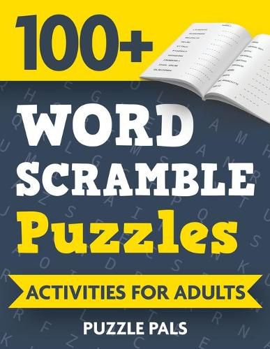 Cover image for 100+ Word Scramble Puzzles: Activities For Adults