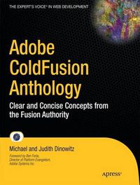 Cover image for Adobe ColdFusion Anthology: The Best of The Fusion Authority